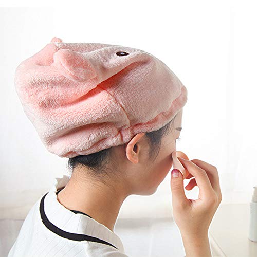 Gorros de ducha, gorros de baño extra grandes Perfecto para todas las longitudes y grosores del cabello - Impermeable - Capa doble, versión mejorada