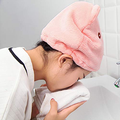 Gorros de ducha, gorros de baño extra grandes Perfecto para todas las longitudes y grosores del cabello - Impermeable - Capa doble, versión mejorada