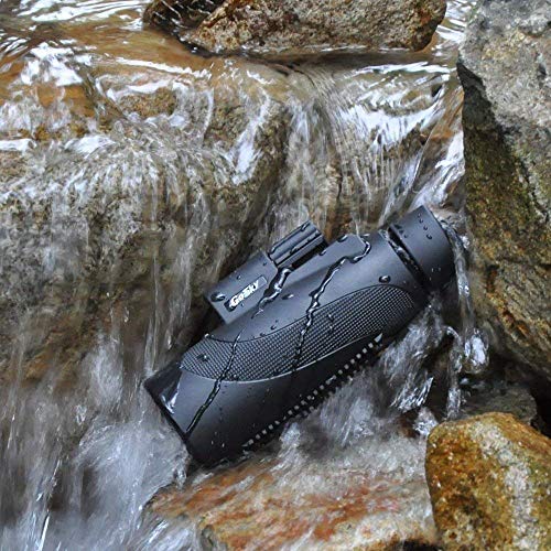 Gosky - Telescopio monocular de Alta definición y Soporte rápido (Gosky 12x 50 monocular with Adapter)