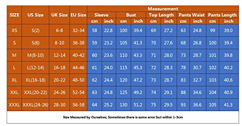 GOSO Pijama para Mujer - Pijama de Manga Larga con Botones para Mujer - Conjunto de Pijama de Manga Larga Floral para Mujer