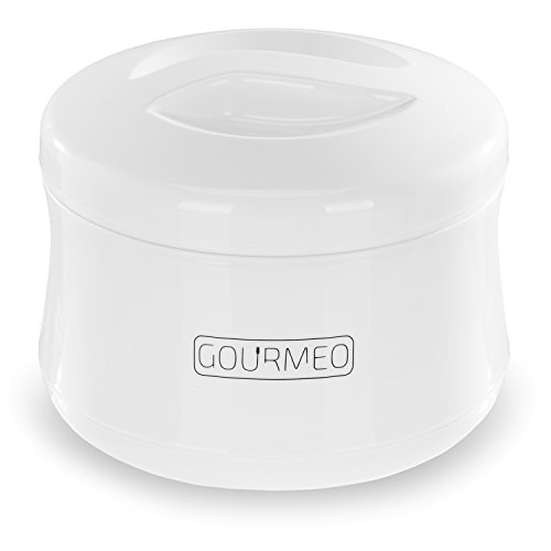 GOURMEO yogurtera de yogur natural premium, yogur de soja, quark, recipiente de un litro, sin corriente eléctrica, de fácil limpieza | máquina para hacer yogur, máquina para preparar yogur,