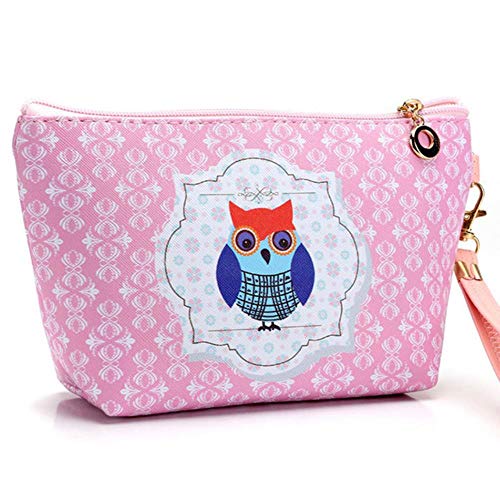 GOUYUAN Neceser Bolsa De Almacenamiento Organizador Truco Femenina Raíz Esencial Informal Truco Cosmético Del Bolso Del Recorrido De La Cremallera Las Mujeres Constituyen,C