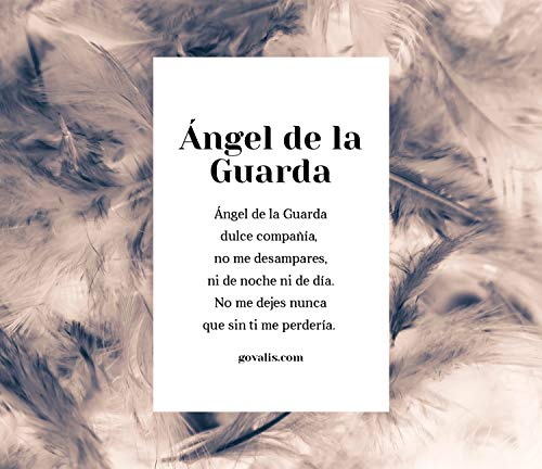 GOVALIS Vela Ángel de la Guarda | Perfumadas y Aromáticas | Cera de Soja & Coco 100% Natural – Velas Recuerdos Relajación Decorativas Yoga Cumpleaños Regalos Originales – 70-90 h – 390 g