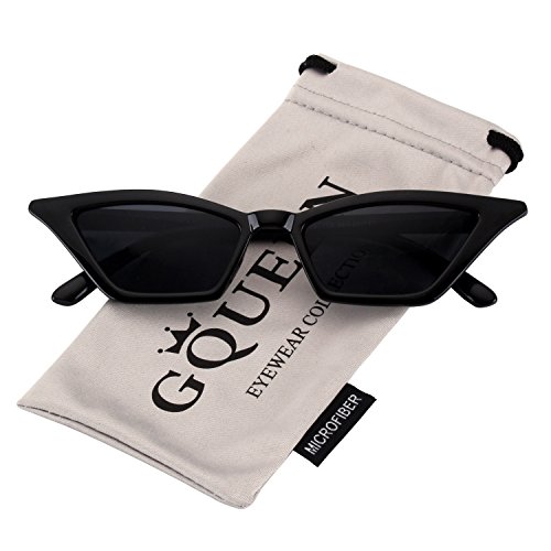 GQUEEN Gafas Vintage Clout Lentes de sol tipo ojo de gato Estilo a la moda y con protección UV lentes tipo Kurt Cobain,GQS8