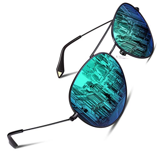GQUEEN Premium completa refleja el aviador gafas de sol polarizadas MZZ9