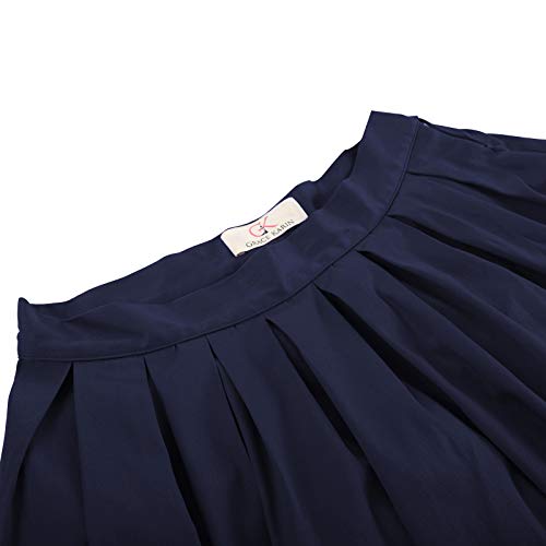 GRACE KARIN Falda Floral Corta de Talla Grande para Mujer Otoño Invierno 2XL 21#