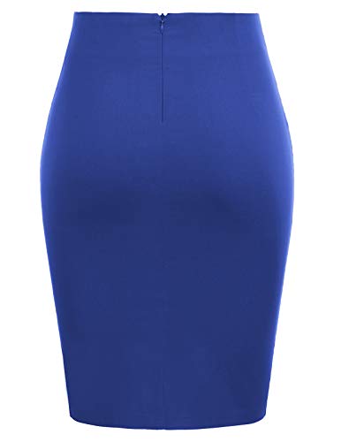 GRACE KARIN Mujer Bodycon Falda para Mujer Falda Lápiz Vintage Falda de Cadera Delgada Tamaño L CL866-6