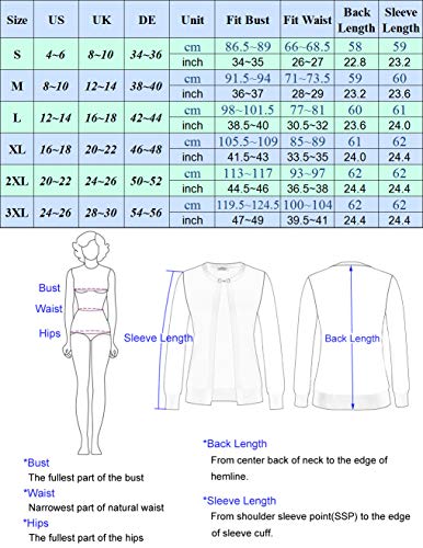 GRACE KARIN Top de suéter para Mujer con Escote Redondo básico Elegante y cómodo Chaqueta Casual Negra XL CLAF1006-1