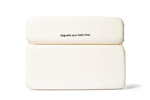 Grace & Stella Almohada de baño Diseño de 2 Paneles para Soporte de Hombro y Cuello, con ventosas. Ideal para Jacuzzi, SPA en casa