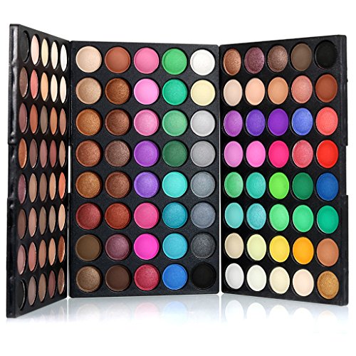 Gracelaza 120 Colores Paleta de Sombra de Ojos de Cosmético - Opción Ideal Para el Maquillaje