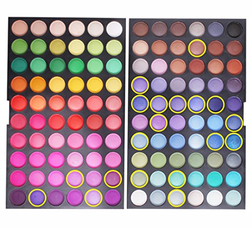 Gracelaza 120 Colores Paleta de Sombra de Ojos Mate de Cosmético - Opción Ideal Para el Maquillaje