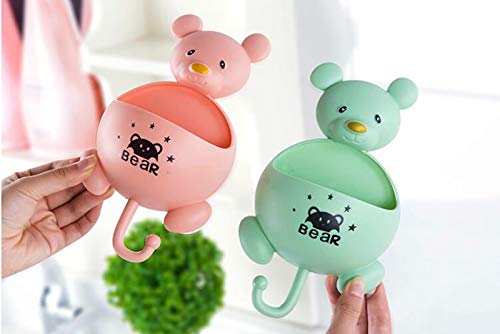 GRAFTS - 4 piezas de jabonera con ventosa, almacenamiento creativo, limpieza de estante, limpieza de ropa, cepillo de baño, suministros