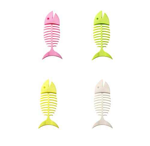 Grafts - Portarrollos de plástico con forma de pez portátil para cuarto de baño, 3 unidades