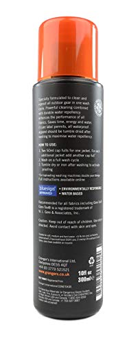 Granger's GRF73 - Limpiador de ropa y impermeabilizante, color transparente, talla 300 ml - el paquete puede variar