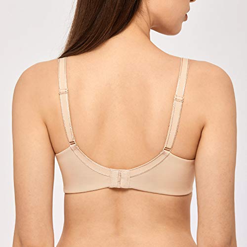 Gratlin Mujer Sujetador de Lactancia con Relleno sin Aros para Mujer Beige 95B