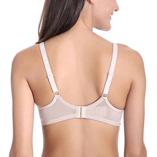 Gratlin - Sujetador de Embarazo y Lactancia Premamá Cómodo con Aros para Mujer Beige 105G