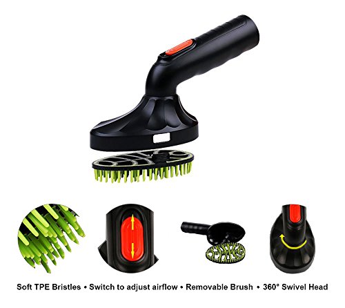 Green Label Cepillo Universal para el Cuidado de Mascotas con el Adaptador de 32-35 mm. Compatible con Vax, Hoover, Samsung, LG, Electrolux, Siemens, Philips, etc.