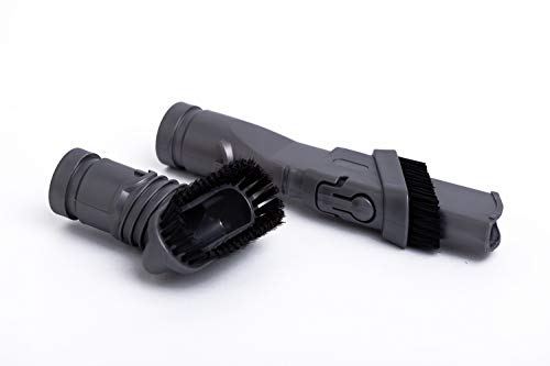 Green Label Kit de 4 Cepillos para Aspiradoras Dyson: Cepillo de Cerdas, Cepillo Rígido, Accesorio para Colchones, Accesorio Combinable 2-en-1