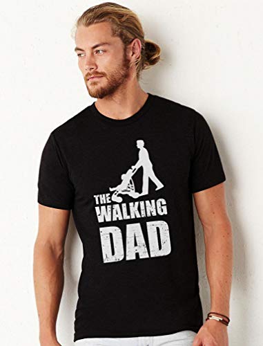 Green Turtle T-Shirts Camiseta para Hombre- Regalos Originales para Padres Primerizos - The Walking Dad Medium Gris