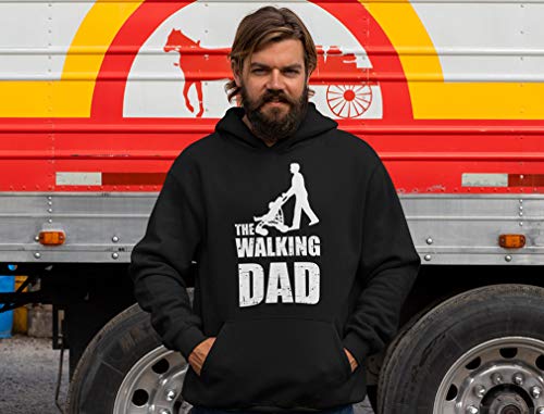 Green Turtle T-Shirts Sudadera con Capucha para Hombre- Regalos Originales para Padres Primerizos - The Walking Dad X-Large Burdeos