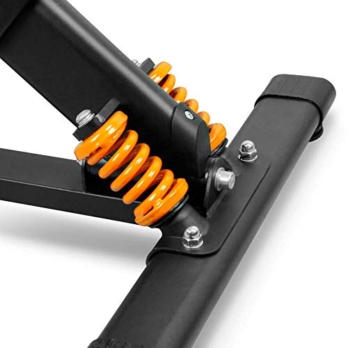 gridinlux. Trainer Alpine 8500. Bicicleta Spinning Pro Indoor. Volante de Inercia 25 kg, Nivel Avanzado, Sistema de Absorción de Impactos, Pantalla LCD, Fitness