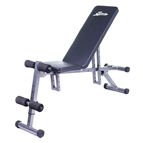 Grupo K-2 Riscko - Banco de Abdominales Pleglable y Regulable Fitness Seis Posiciones | Banco de Musculación Ab07e