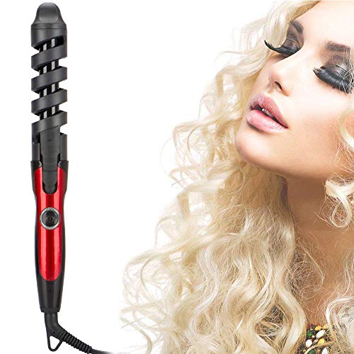 Gstrand Rizador Eléctrico, Cerámica Mágica Barril Espiral Hierro Curl Belleza Curling Cabello Herramienta De Peinado