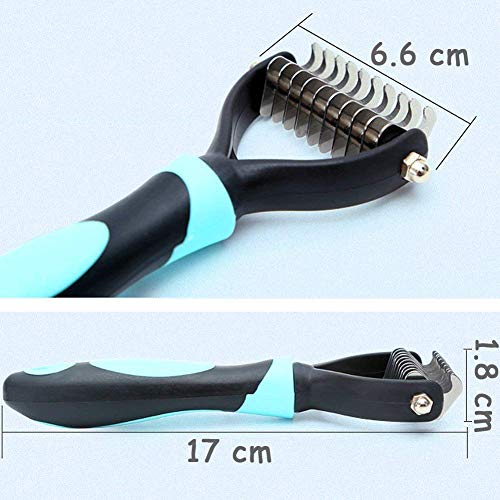 Guante de Mascotas Cepillo para Mascotas, Guantes Manopla Masaje para Mascotas de Retiro del Pelo Perfecto y Aparato de Masaje Grooming para Perro Gato JAANY (3PCS)