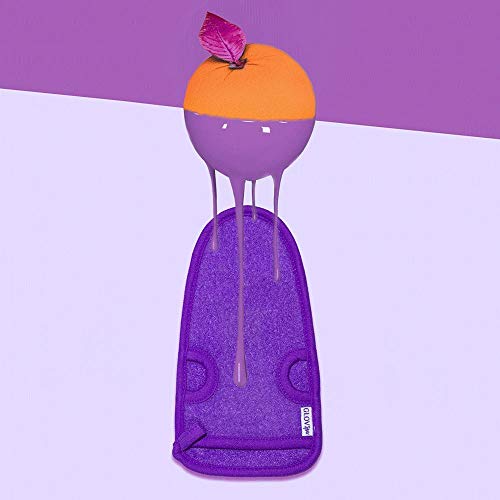 Guante Exfoliante Corporal Esponja Masaje anti Celulitis Esponja de Baño y Spa para el Cuerpo de Bambú Natural Guante de Baño y Ducha para una Limpieza Profunda Reutilizable Hipoalergénico