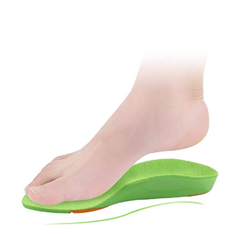 GuardInsoles Plantillas Ortopédicas Para Niños Para Fascitis Plantar de Pies Planos y Problemas de Pie Con Soporte de Arco, Tacón Suave, 23 CM