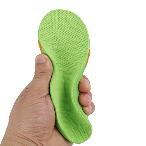 GuardInsoles Plantillas Ortopédicas Para Niños Para Fascitis Plantar de Pies Planos y Problemas de Pie Con Soporte de Arco, Tacón Suave, 23 CM