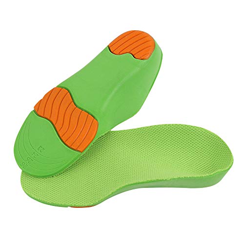 GuardInsoles Plantillas Ortopédicas Para Niños Para Fascitis Plantar de Pies Planos y Problemas de Pie Con Soporte de Arco, Tacón Suave, 23 CM