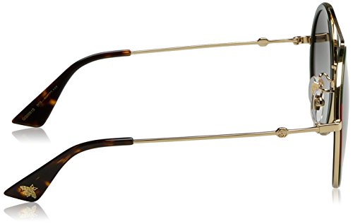 Gucci 0061S_003 (56 mm) gafas de sol, Dorado, 56 para Mujer