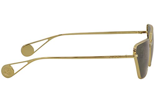 Gucci GG0538S-001-63 Gafas, Dorado, 63.0 Unisex Adulto