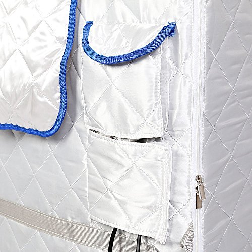 Guellin Sauna de Infrarrojos 1000W Sauna Iinfrarroja Portable Sauna Terapéutica Caja de Sauna Infrared Sauna