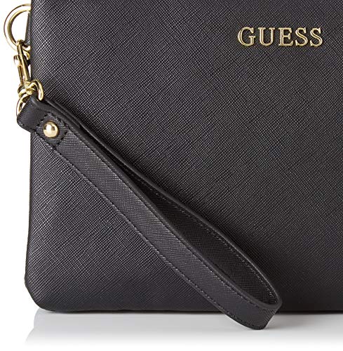 Guess Ariane Three Pouch, Organizadores de bolso para Mujer, Negro (Black), 4x15x22, 5 Centimeters (W x H x L)