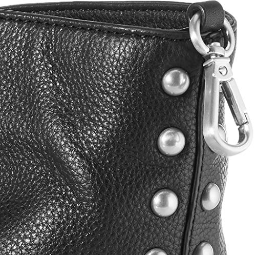 Guess - Eve, Shoppers y bolsos de hombro Mujer, Negro (Black S), 0.5x30x30 cm (W x H L)