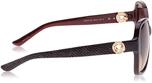 Guess GF0275_52F Gafas de sol, Negro (Nero/rosso), 58 para Mujer