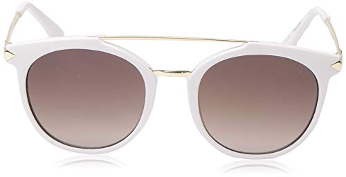 Guess GU7532 21F 52 Monturas de Gafas, Blanco (BiancoMarrone Grad), 52.0 Unisex Adulto