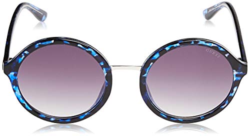 Guess GU7558 92B 54 Monturas de Gafas, Azul (BLU/), 54.0 Unisex Adulto