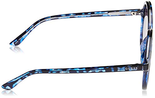 Guess GU7558 92B 54 Monturas de Gafas, Azul (BLU/), 54.0 Unisex Adulto