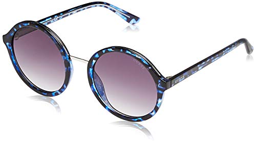 Guess GU7558 92B 54 Monturas de Gafas, Azul (BLU/), 54.0 Unisex Adulto