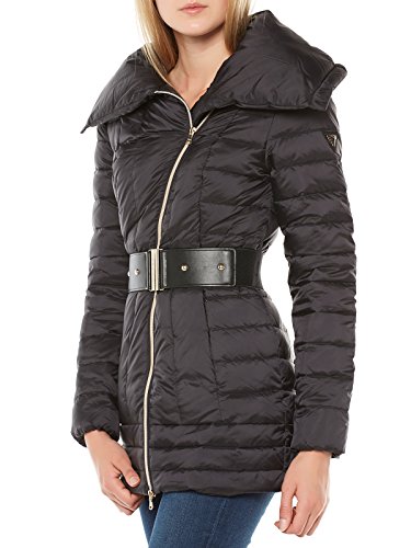 Guess HURRIYET Down JACKET-W63L49W2X40 Chaqueta, Negro (A996 Noir/Jet Black A996), S para Mujer