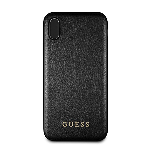 Guess Iridiscente - Estuche para Apple iPhone X, color negro
