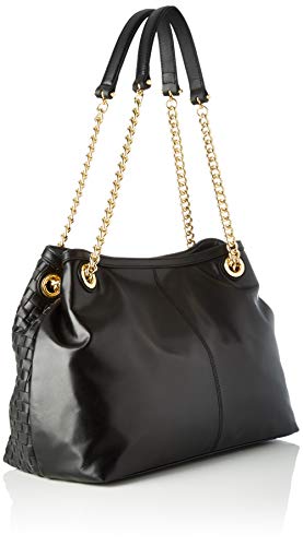 Guess - Lola, Shoppers y bolsos de hombro Mujer, Negro (Black), 16x26x35 cm (W x H L)