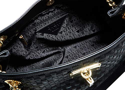 Guess - Lola, Shoppers y bolsos de hombro Mujer, Negro (Black), 16x26x35 cm (W x H L)
