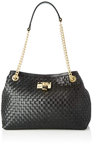 Guess - Lola, Shoppers y bolsos de hombro Mujer, Negro (Black), 16x26x35 cm (W x H L)