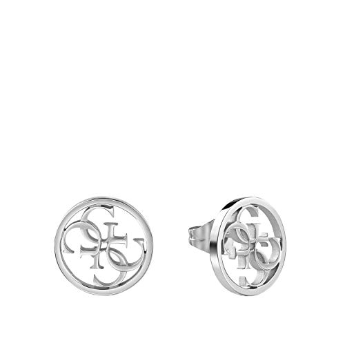 Guess Pendientes de botón Mujer chapado en plata - UBE28073