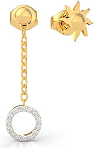 Guess Pendientes Engastados Colección Seven Planets Dorado y con arete con cristales USB29040