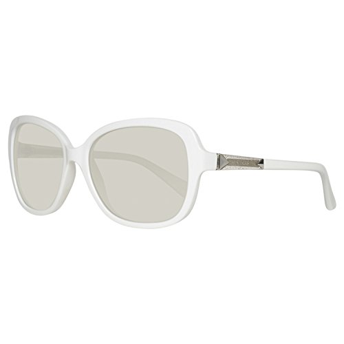 Guess Sonnenbrille GU7455 5821C Gafas de sol, Blanco (Weiß), 58 para Mujer
